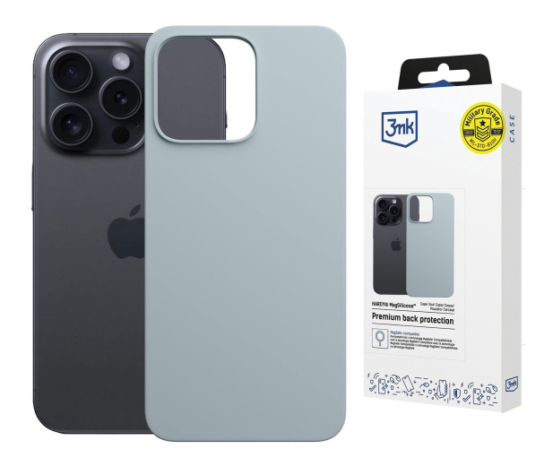3MK Hardy MagSilicone Sierra Blue do iPhone 13 Pro Max 5903108661577 - 1344436 - zdjęcie